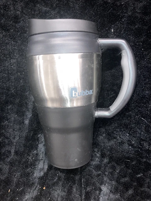 Bubba Classic Foam-Insulated/Double Wall Travel Mug, Black, 20oz with Handle