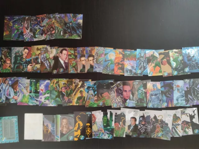 DC Card Batman Forever ( 60 Cards) / Carte Métal Version Française