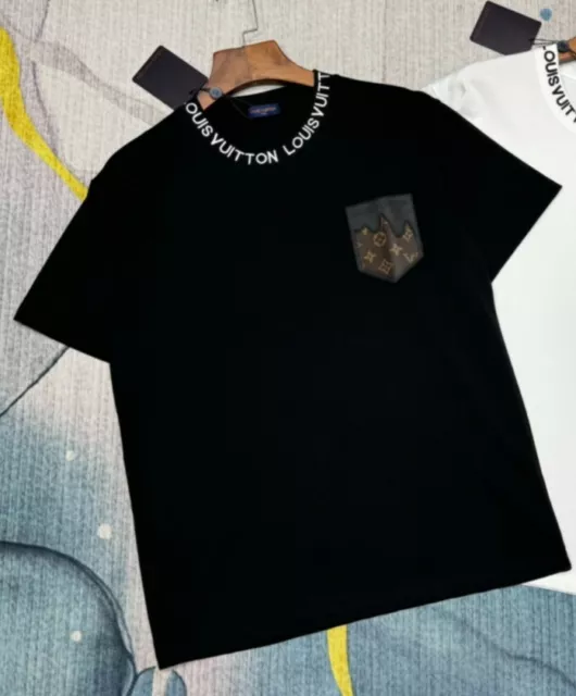 Louis Vuitton Men's Authentic Cotton T-Shirt,Size M