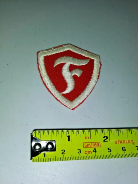 VINTAGE Embroidered Automotive Gasoline Patch UNUSED - FIRESTONE small