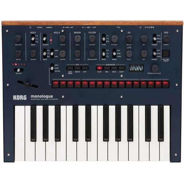 Korg Monologue Blau Analoger Synthesizer | Neu