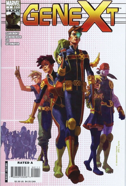 Marvel 2008 GENEXT #1-5 Complete Limited Series Set Lot Run Comics X-Men