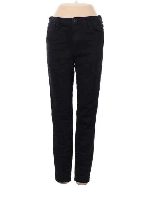 Abercrombie & Fitch Women Black Jeans 4