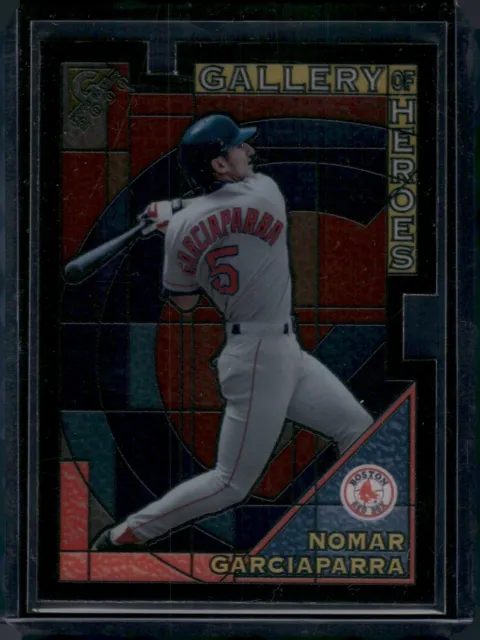 Nomar Garciaparra 2000 Topps Gallery Of Heroes Stained Glass Sp Boston Red Sox