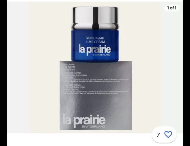 La Prairie Skin Caviar Luxe Cream Luxurious Anti Aging Wrinkles Face Cream 1.7 O