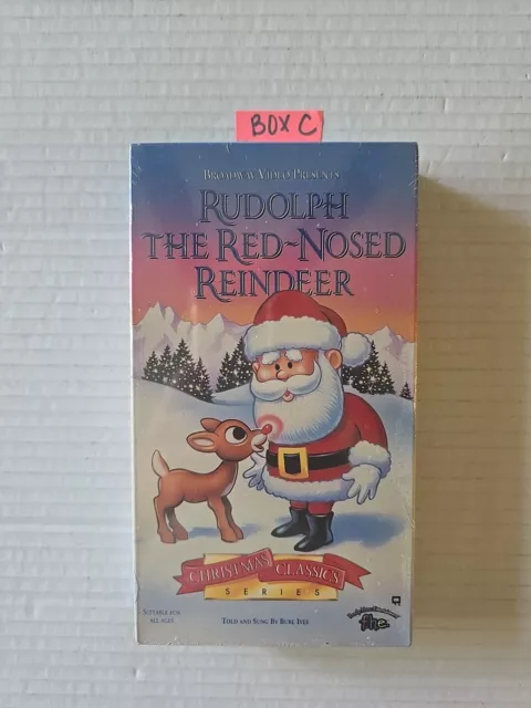 Rudolph The Red Nosed Reindeer(VHS 1993) Burl Ives Christmas Movies F.H.E. NEW