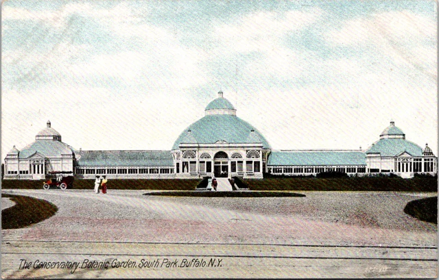 The Conservatory Botanic Garden South Park Buffalo New York Postcard