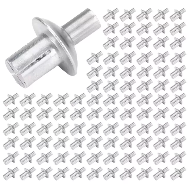 50-100 PCS Aluminum Drive Rivets Blind Drive Rivet Half Round Head Core Rivets