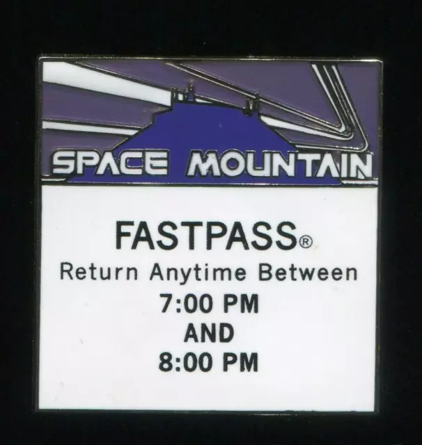 WDI Fast Pass Space Mountain LE 200 Disney Pin 73535