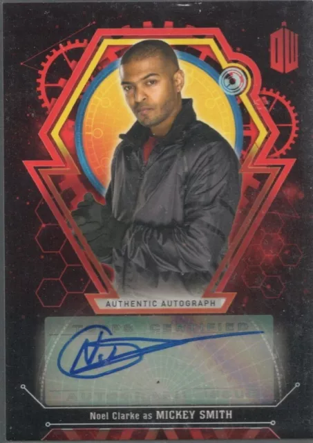 NOEL CLARKE Autograph card #5/5- DOCTOR WHO Extraterrestrial Encounters