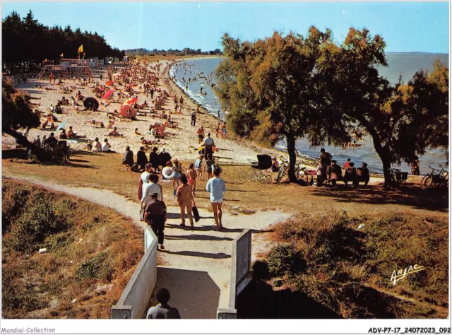 ADVP7-17-0591 - SUR LA COTE DE LUMIERE - L'ILE D'OLERON - la plage de le chât