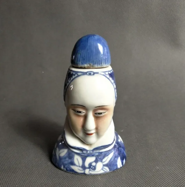 Chinese old Blue and white porcelain Hand Painted  Jar