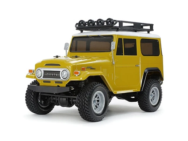 RC 1/10 Marui Toyota Land Cruiser Super Wheelie - Vintage Bleu Avec Contrôleur Robbe