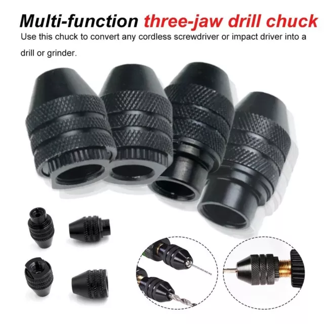 Multi Chuck Keyless For Grinder Rotary Tools Faster Bits Swaps Tool 0.3mm-3.2mm