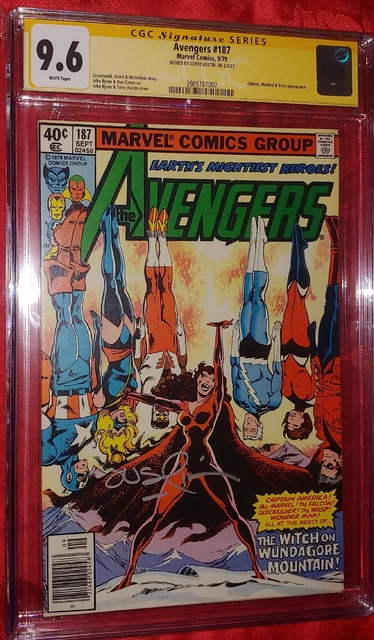Avengers #187 CGC 9.6 (1979) Signed by Terry Austin! Newsstand, Scarlet Witch!