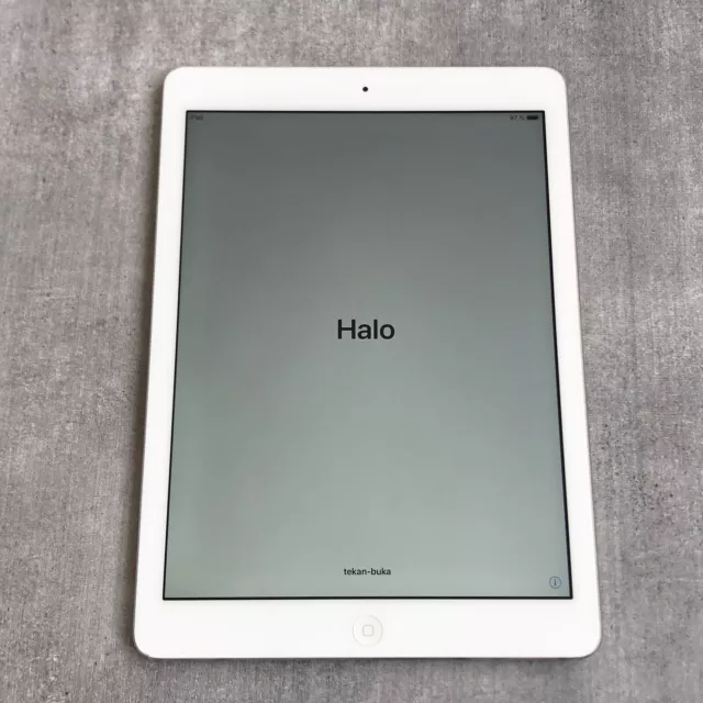 Apple iPad Air 1 - Blanc - Argent - 64Go - A1474 - Bloqué ic - Pour pièces