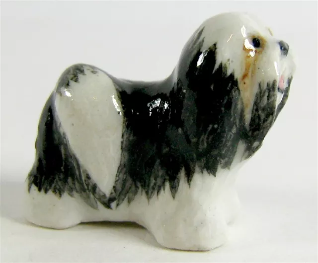 Miniature Ceramic Hand Painted Mini Shih Tzu Dog Figurine (Mini)