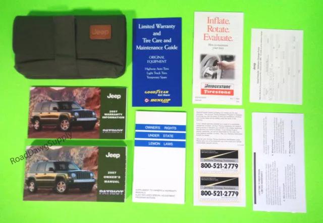 2007 Jeep Patriot Owners Manual Owner's Guide Book Set Sport Limited
