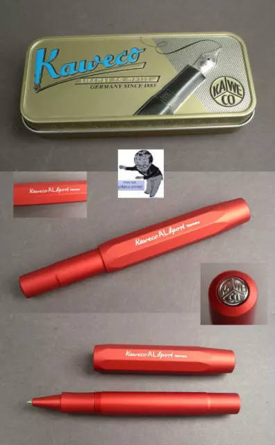 Kaweco AL Sport Deep red Rollerball aus ALU in rot