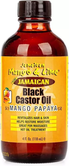 Jamaican  Mango&Lime Black Castor Oil Mango Papaya 118ml