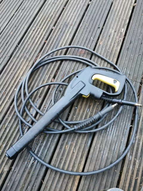 Karcher Quick Connect Pressure Washer Trigger Gun and hose K3 K4 k5 k6