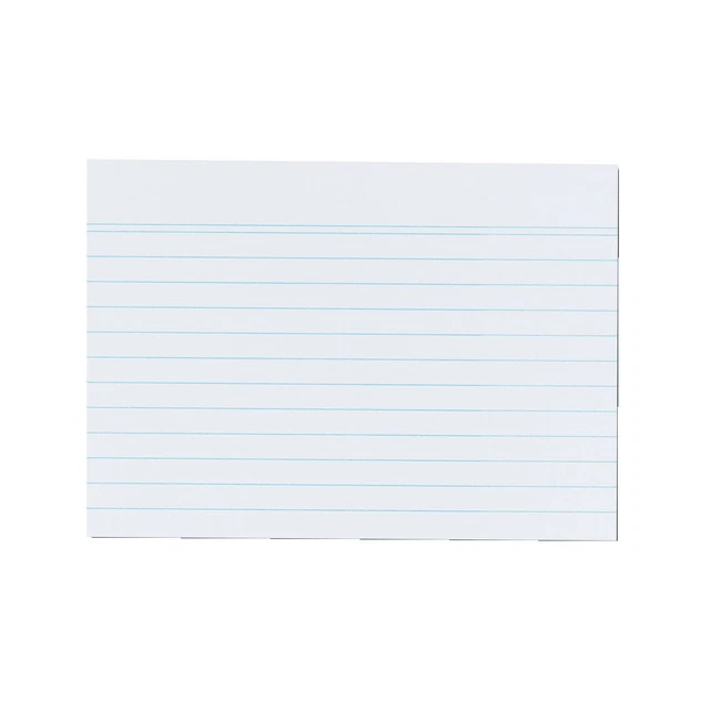 Herlitz Karteikarte A6 liniert weiß 100er Packung (2021) | 1150606 | herlitz
