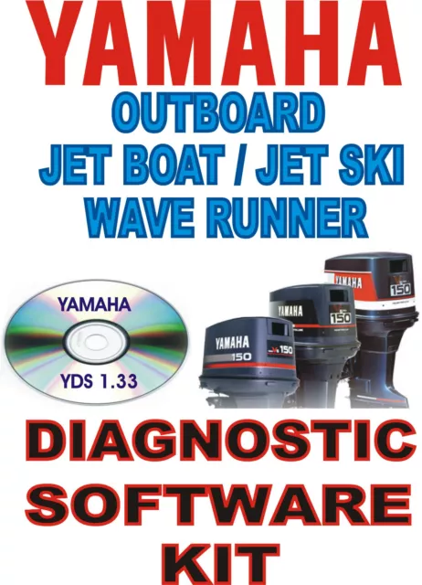 YAMAHA Outboard Jet Boat Wave Runner diagnostic sofware kit YDS 1.33