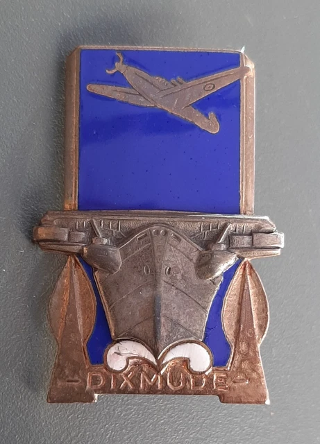 Patch Marine Nationale PHA Dixmude – Écusson PVC Scratch 90mm Neuf France