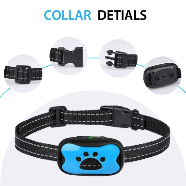 Anti Bark Collar for Small Large Dogs No Shock Anti Barking Device Training Dog