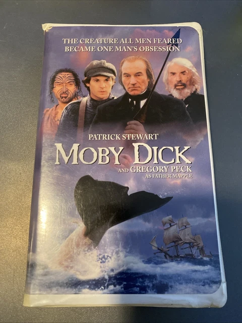 Moby Dick Gregory Peck Patrick Stewart Vhs 1998 Clamshell Case 9