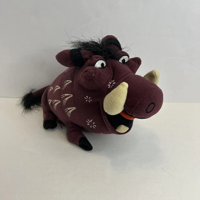 LION KING BROADWAY Musical Pumbaa Plush 10” Stuffed Animal Toy Disney