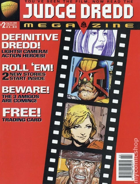 Judge Dredd Megazine Vol. 3 #2 VG 4.0 1995 Stock Image Low Grade