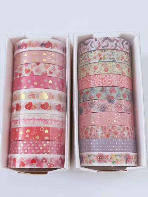 Sticky Slim Masking Washi Tape Papers Roll Gilding Scrapbooking Note Stickers