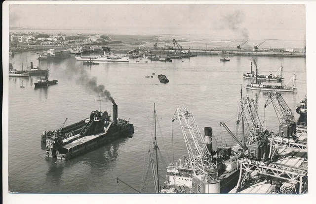 Ancienne Photo Du Maroc – Casablanca, Port Et Bld 4ème Zouaves – Tirage Argentique