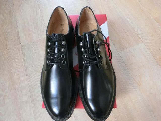 Chaussures derbies KICKERS neuves  cuir noir 38