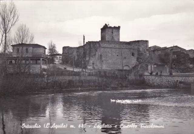 ORTUCCHIO - Laghetto e Castello Piccolomini 1969
