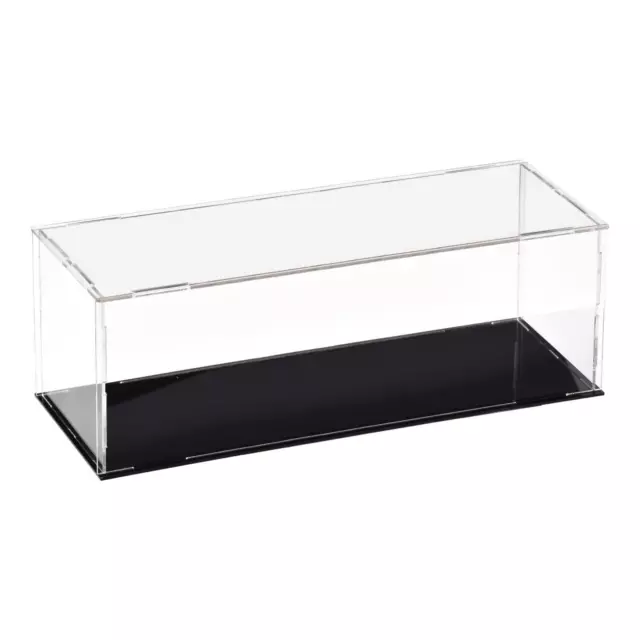 Acrylic Clear Display Case Box Dustproof Protection Showcase 30x10x10cm