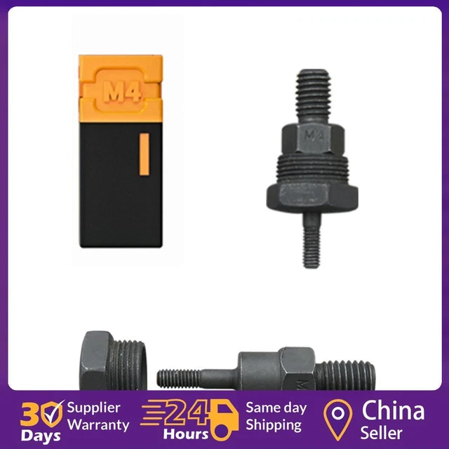 Rivets Nuts Insert Flat Head Threaded Nut for Hand Riveter Gun Tools (M4) ☘️