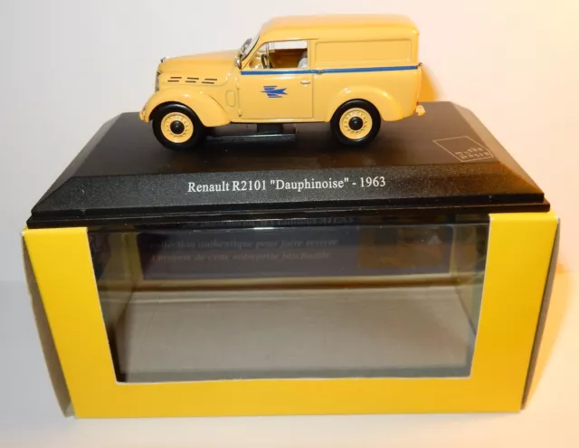 a UNIVERSAL HOBBIES RENAULT R 2101 DAUPHINOISE 1963 POSTES POSTE PTT 1/43 LUXE