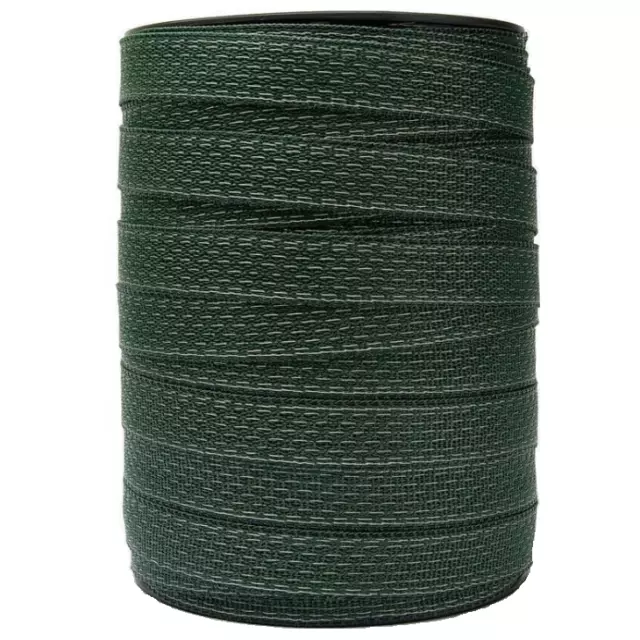 ELECTRIC FENCE TAPE 40MM X 200M Metres Green Fencing Poly Horse Paddock 200 m