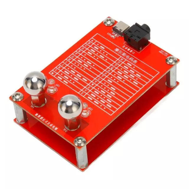 Automatischer Telegrafenschlüssel, Morsecode-Schlüssel mit Magnet und 5 V CW –