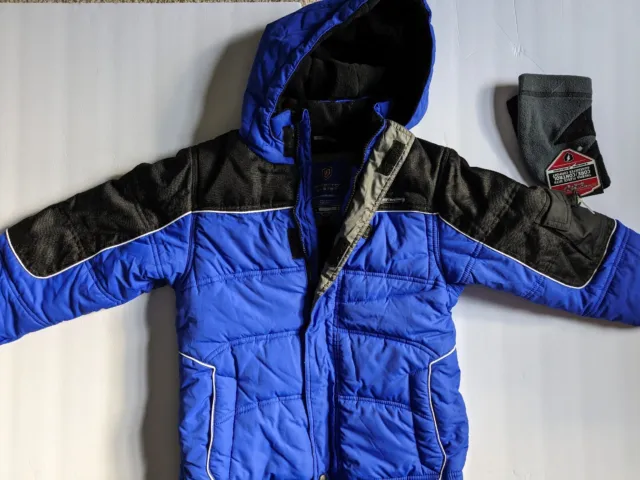 Protection System Little Boys' Bubble Jacket Size 6 Blue/ Black from Sears NWT