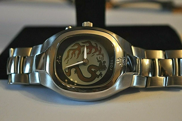 Fossil big tic dragon watch top
