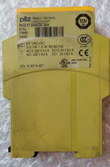 FUNG PNOZ X7 24 VAC - 774059 - relè di sicurezza - usato