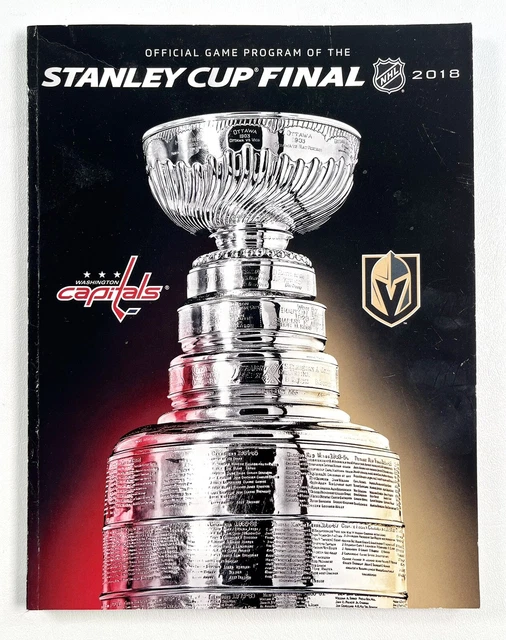 LAS VEGAS GOLDEN Knights 2018 Stanley Cup Finals Program Vs Washington