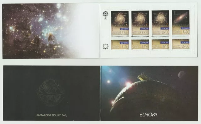 S38082 Bulgarien Europa Cept MNH 2009 Heft Booklet Space Astronomie