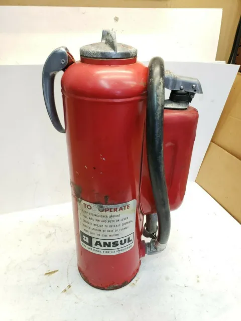 Rare Ansul Model 20-C Fire Fighter Dry Chemical Co2 20 Pound Extinguisher