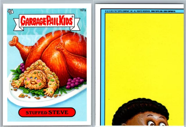 2013 Topps Garbage Pail Kids Brand-New Series 3 GPK Card Stuffed Steve 167a