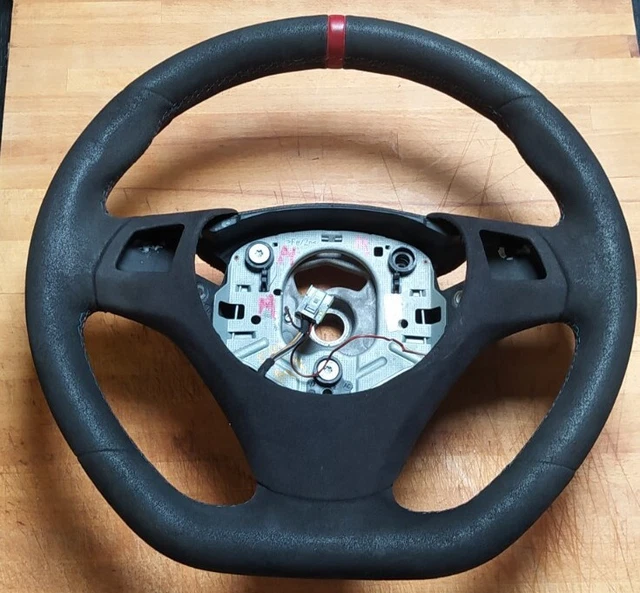 Lenkradbezug Für E90 MEWANT Lenkradbezug Für BMW M Sport Lenkräder – Maßgenäht Aus Kunstleder, Für E90, E92, 1er U.a. Kunstleder Lenkrad