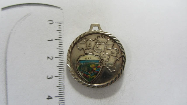 ANCIENNE MEDAILLE PLAQUE Religieuse Vintage d'Italie St ANTOINE de